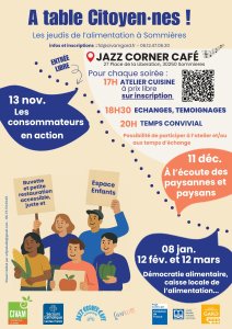 A Table Citoyen.nes ! - Les jeudis de l'alimentation à Sommières
