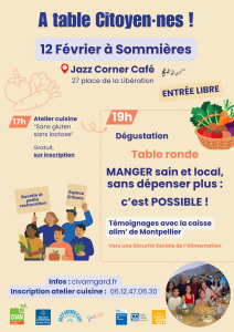 A Table Citoyen.nes ! - Les jeudis de l'alimentation à Sommières