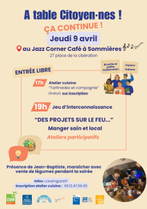 A Table Citoyen.nes ! - Des projets sur le feu