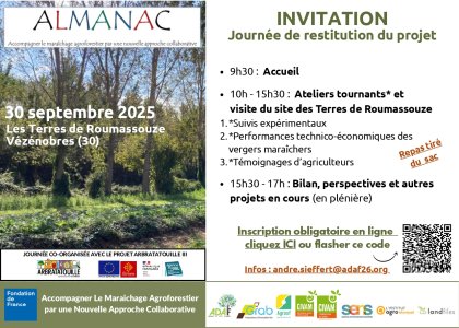 ALMANAC : Accompagner Le Maraîchage Agroforestier par uNe Approche Collaborative