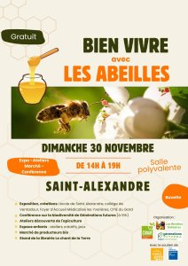 Bien vivre avec les abeilles à St Alexandre