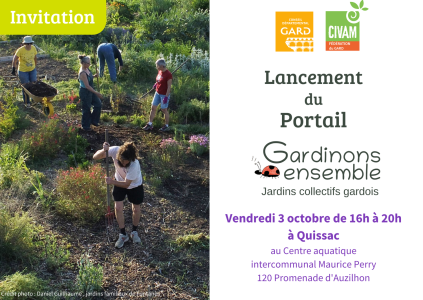 Lancement du portail Internet "Gardinons ensemble"
