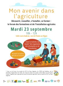 Mon avenir en agriculture : Forum des Métiers au Vigan