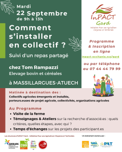 Rencontre l'Agriculture Collective : Comment s'installer en collectif ?