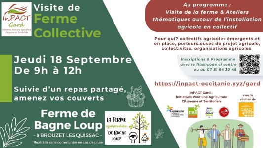 Visite de ferme collective
